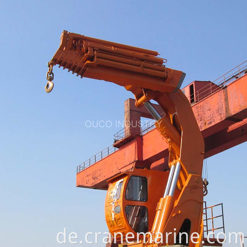  6 ton 22m folding boom crane
